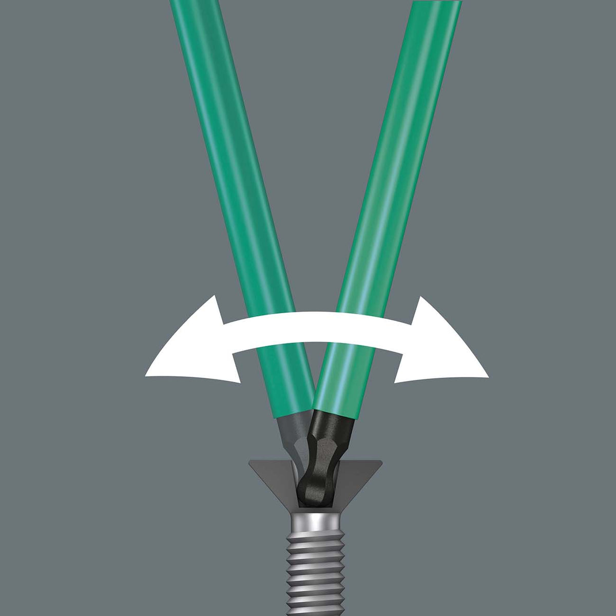 Wera 05022210001 Metric Hex-Plus Color-Coded Long Shaft L-Key Wrench Set with Hold Function, 9-Piece