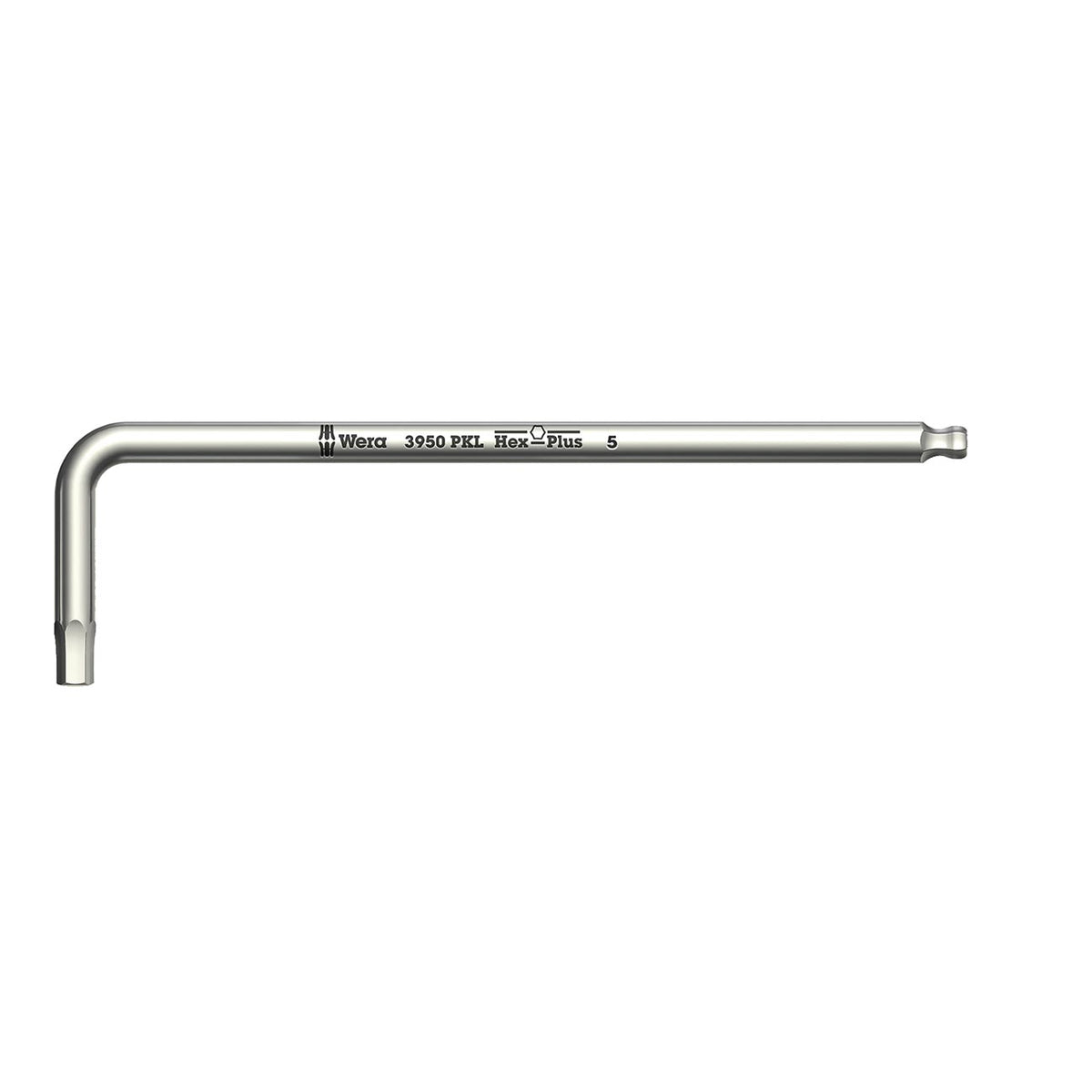 Wera 05022705001 Metric Stainless Steel 5 mm L-Key Hex-Plus, 6.06 in