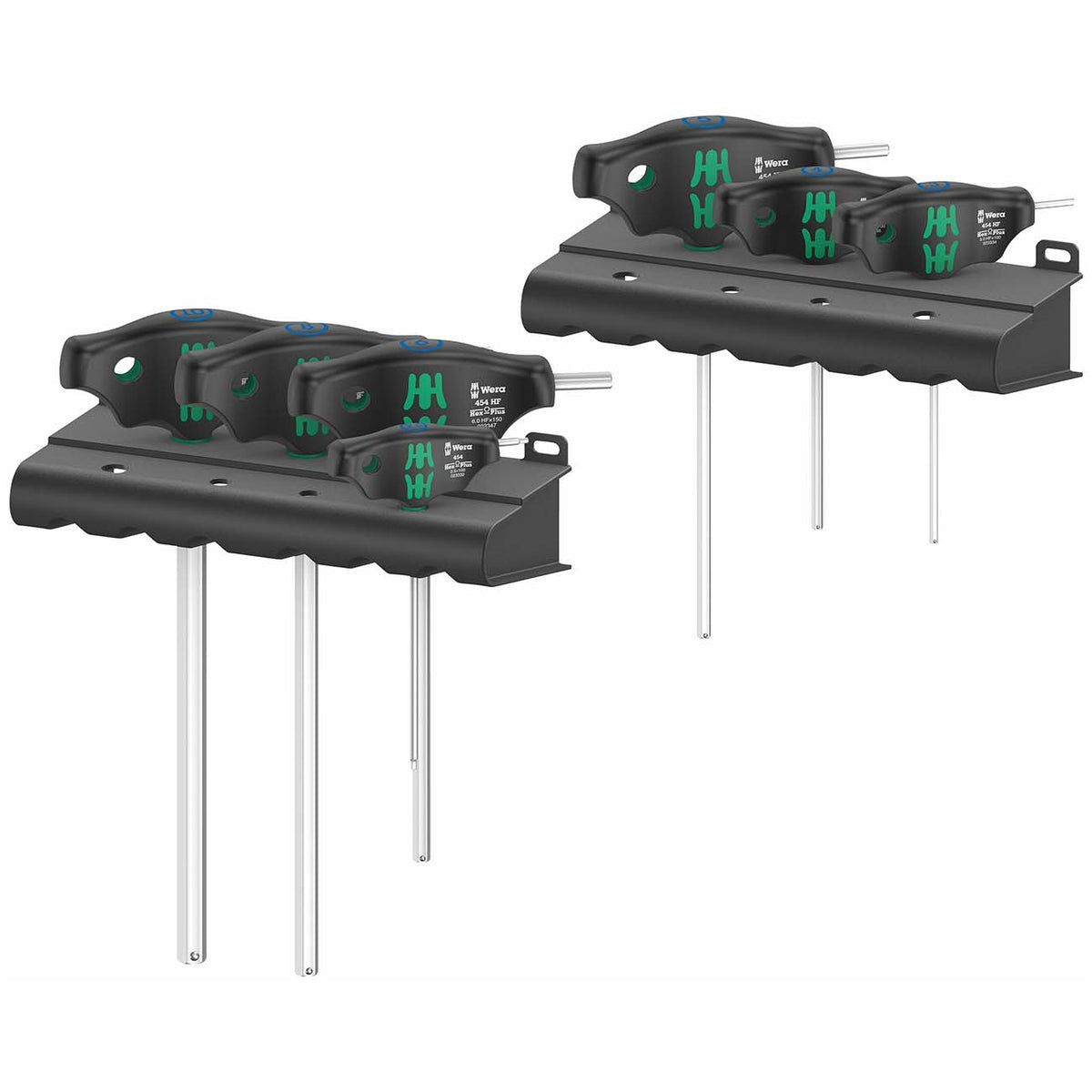 Wera Metric T-Handle Hex-Plus Driver Set with Rack, 7-Piece