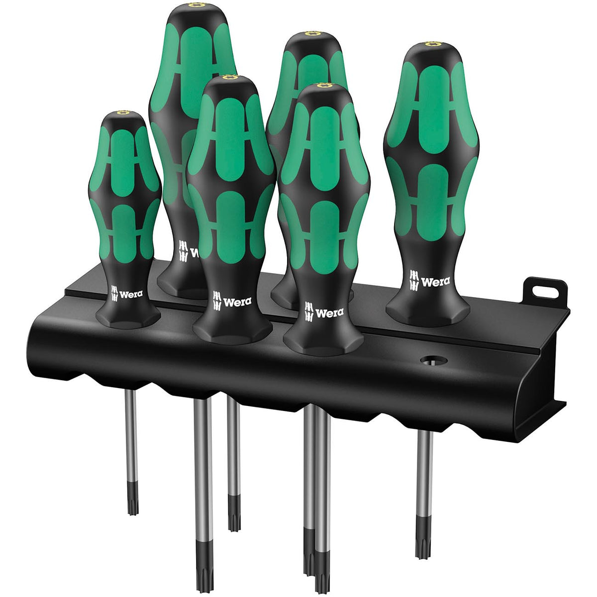 Wera TORX Screwdriver Set with Hold Function and Rack, 6-Piece Set