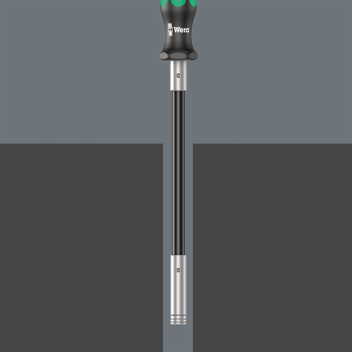 Wera 05028161001 Flexible Shaft Extra-Slim Bit-Holding Screwdriver for 1/4-Inch Bits