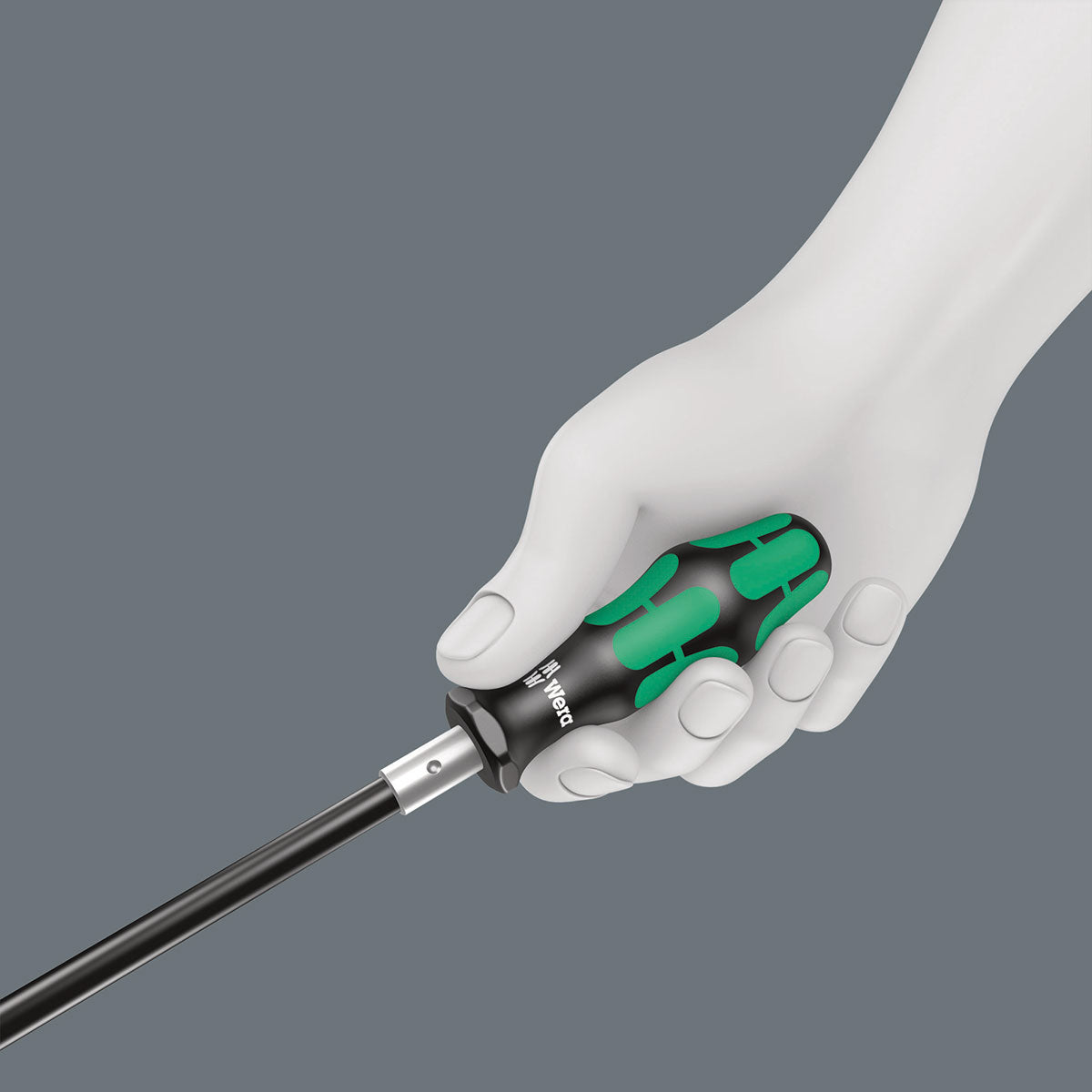 Wera 05028161001 Flexible Shaft Extra-Slim Bit-Holding Screwdriver for 1/4-Inch Bits
