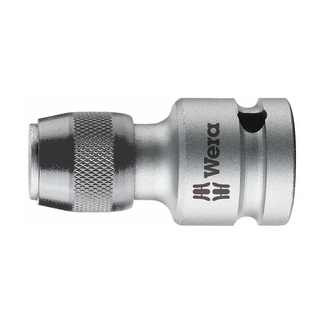 Wera 3/8-Inch Drive Hexagon Bit Adaptor with Quick-Release Chuck