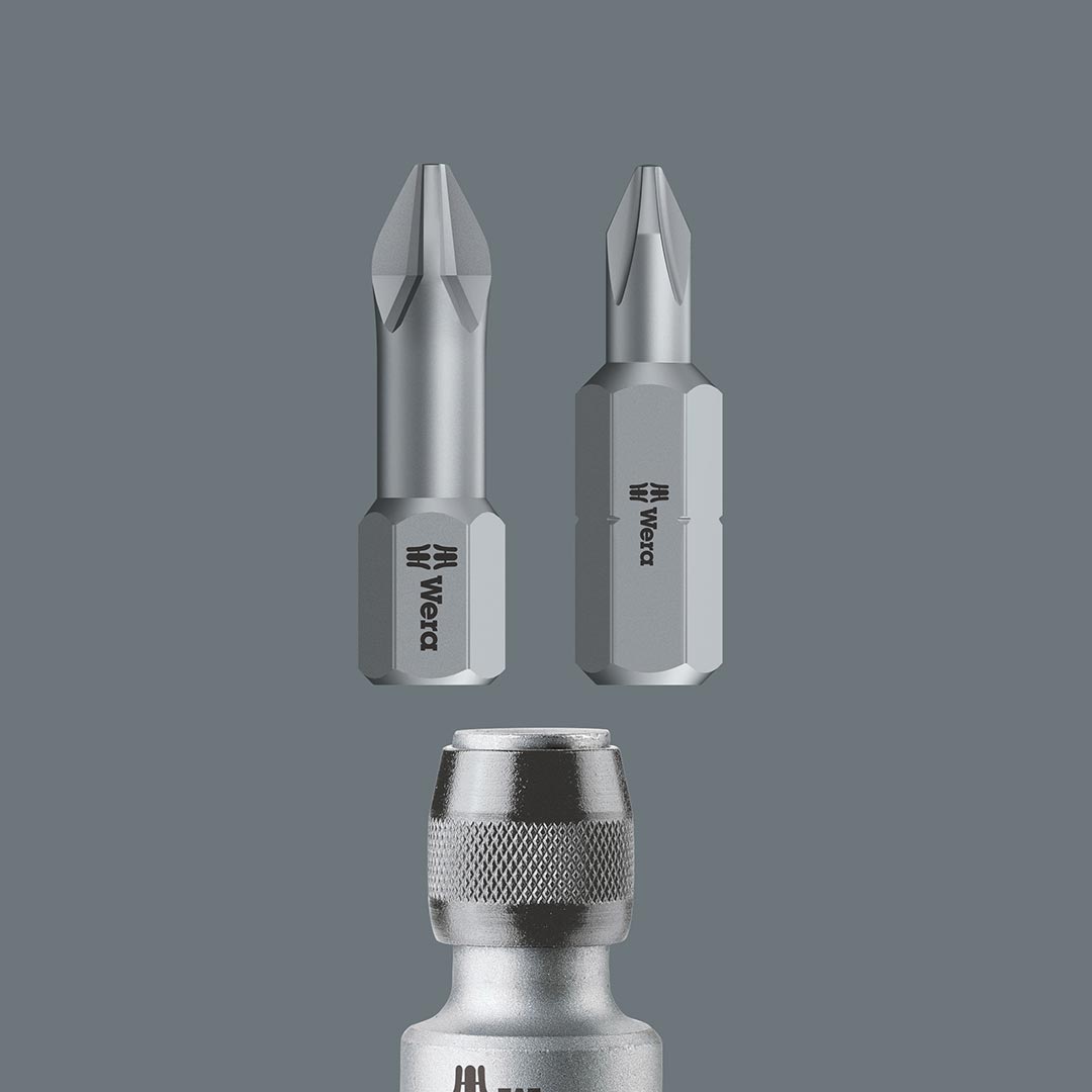 Wera 3/8-Inch Drive Hexagon Bit Adaptor with Quick-Release Chuck