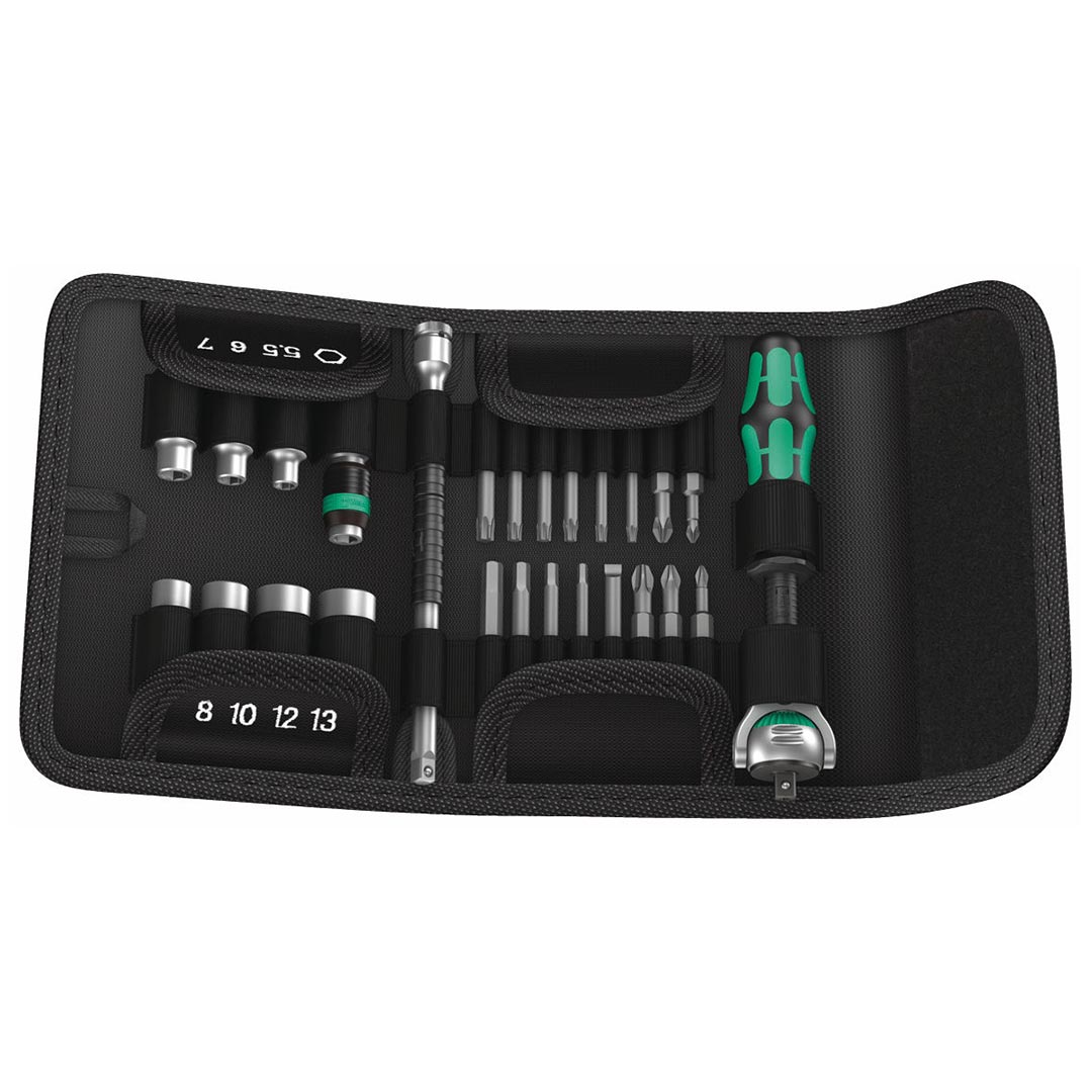 Wera 05051045001 Metric 1/4-Inch Drive Speed Ratchet Set, 26-Piece