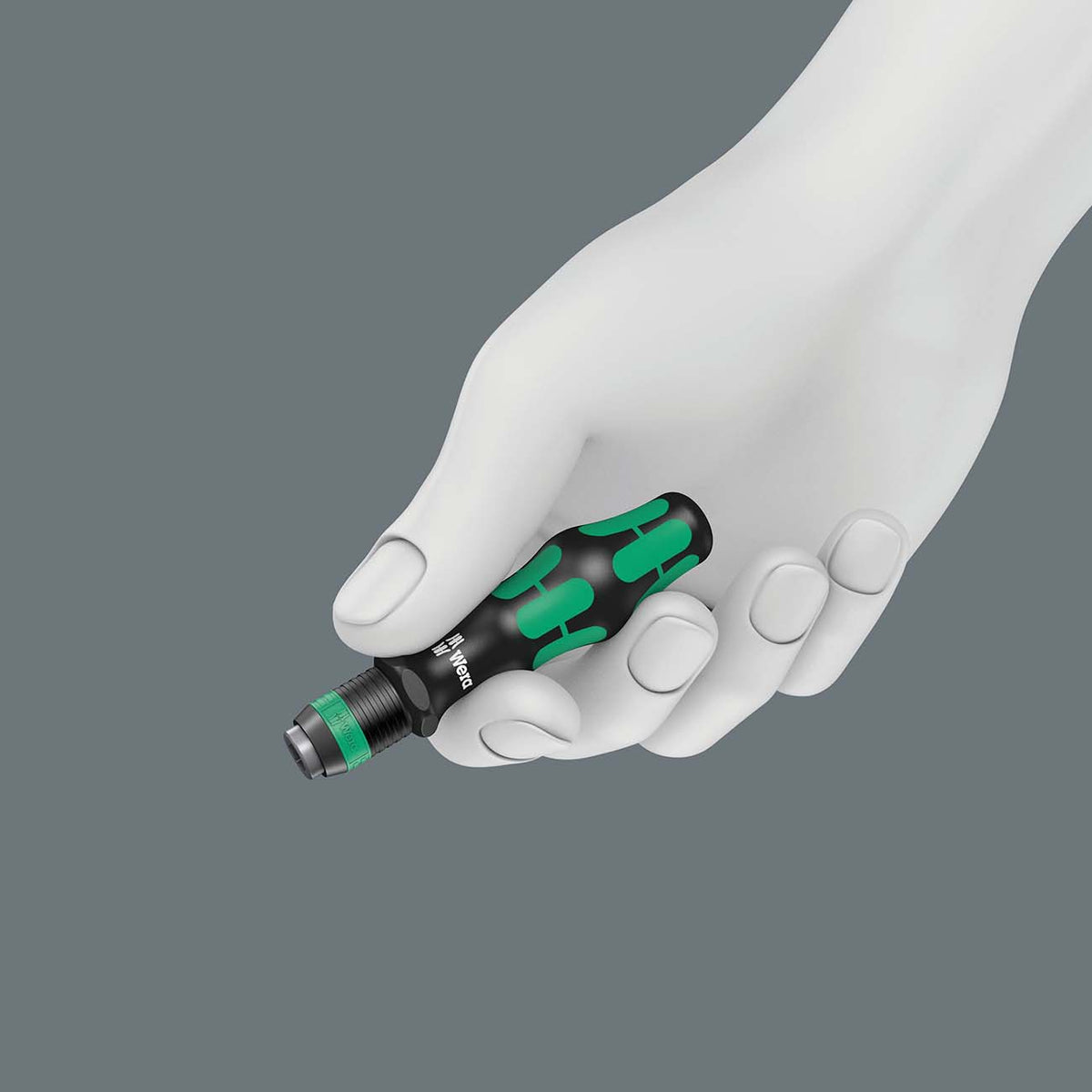 Wera 05051272001 Bitholding Screwdriver Handle with Quick-Release Magnetic Bit Holder