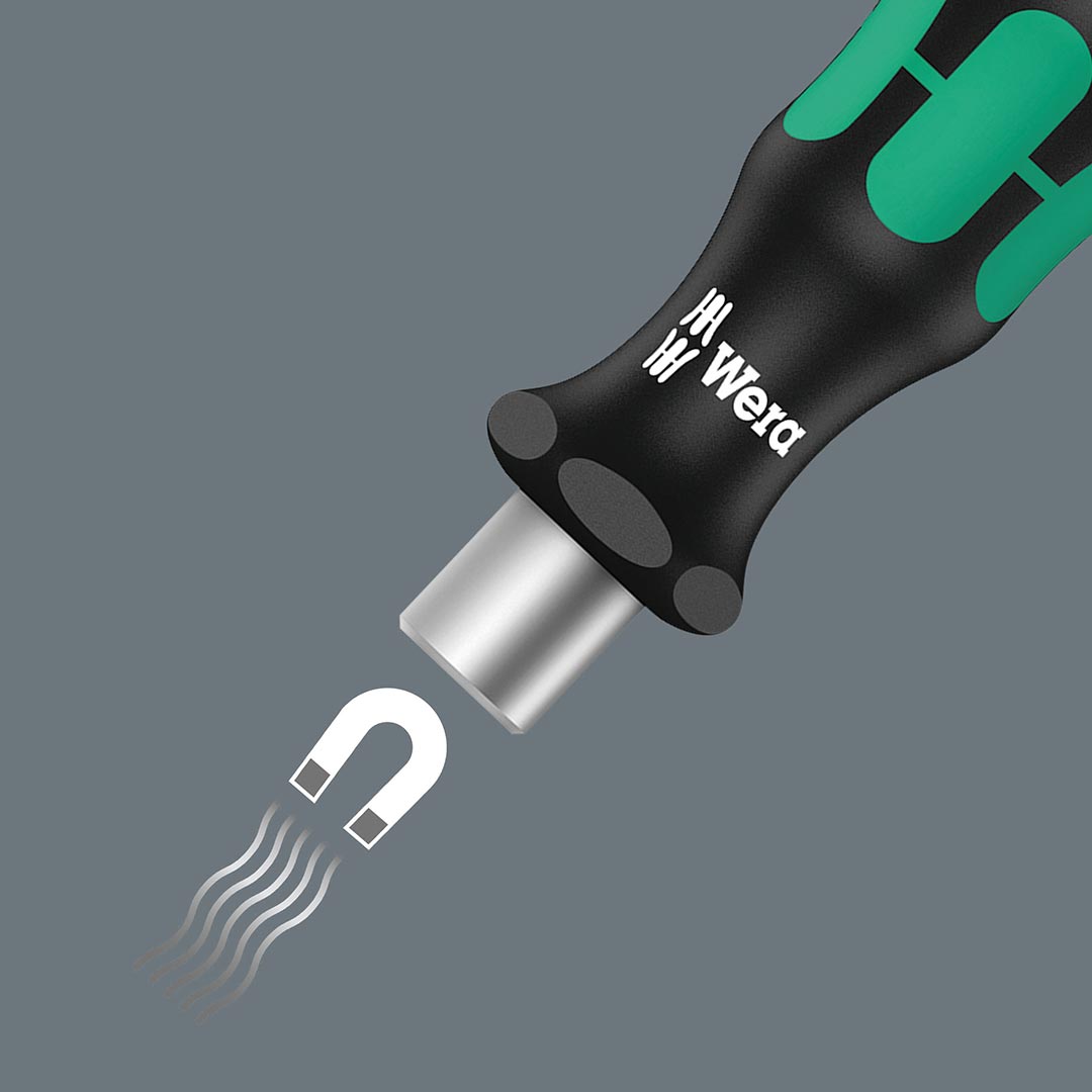 Wera Bitholding Screwdriver Handle with Magnetic Bit Holder 05051274001