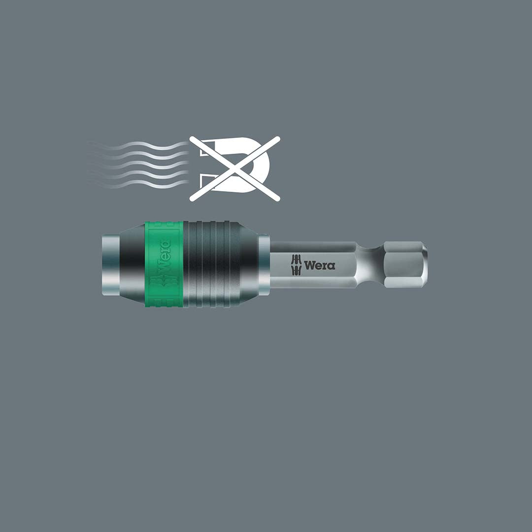 Wera Rapidaptor Universal 1/4-Inch Bit Holder with Quick-Release
