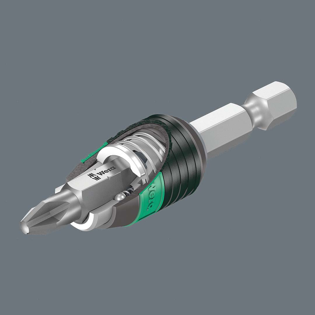 Wera Rapidaptor Universal 1/4-Inch Bit Holder with Quick-Release