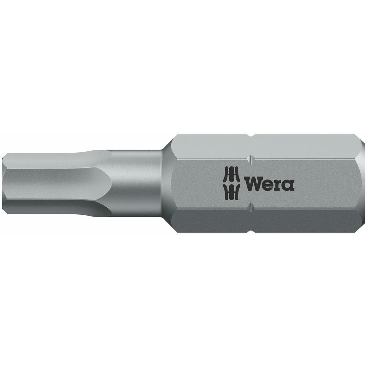 Wera 05056305001 1/4-Inch Drive 2 mm Hex-Plus Bit, 25 mm