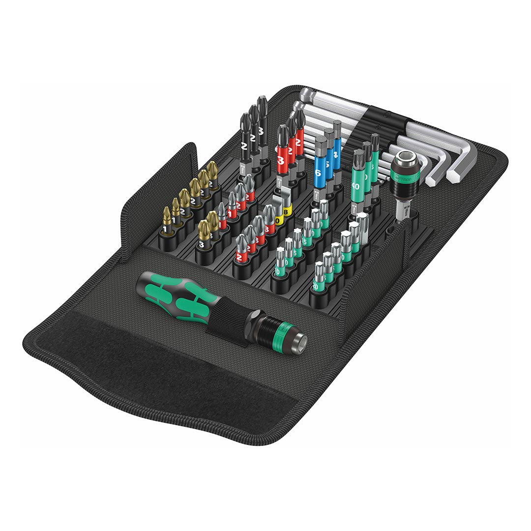Wera Heavy Duty 52-Piece Bit Set with Driver