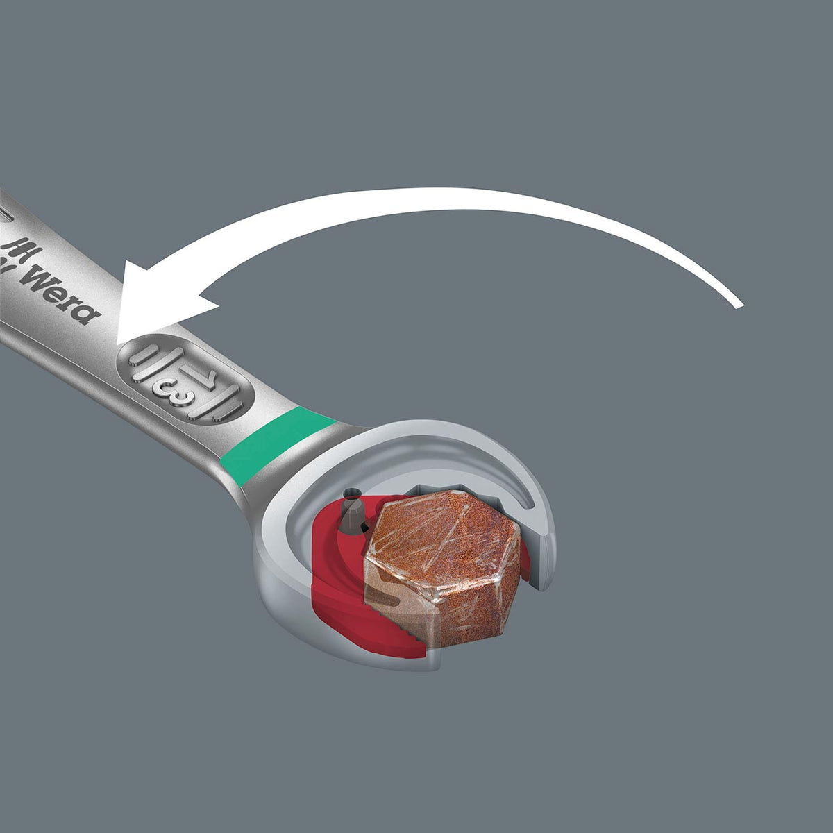 Wera 12mm Metric Ratcheting Combination Wrench