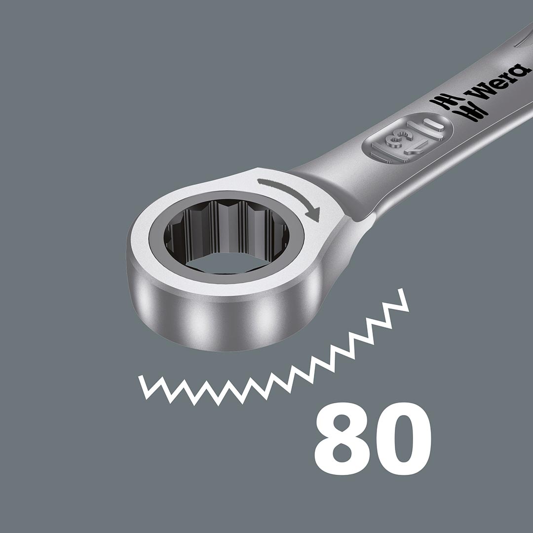 Wera 15 mm Metric Ratcheting Combination Wrench