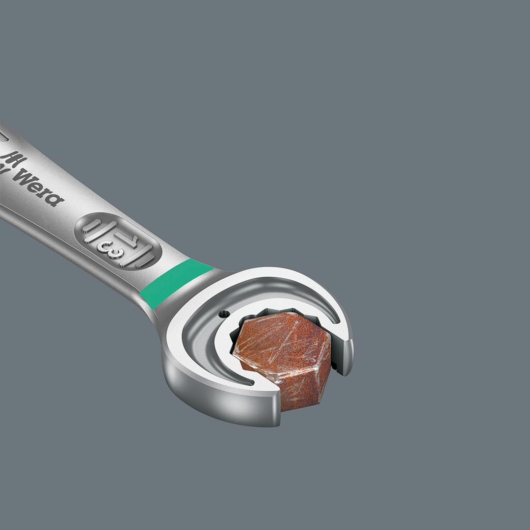 Wera 15 mm Metric Ratcheting Combination Wrench