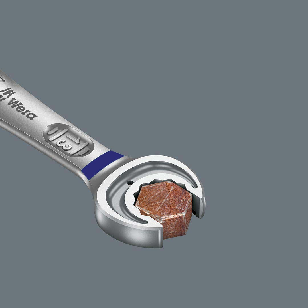 Wera 7/16-Inch SAE Ratcheting Combination Wrench