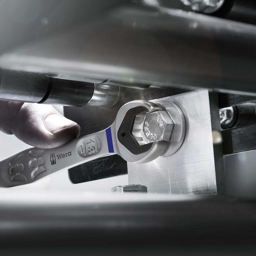 Wera 7/16-Inch SAE Ratcheting Combination Wrench