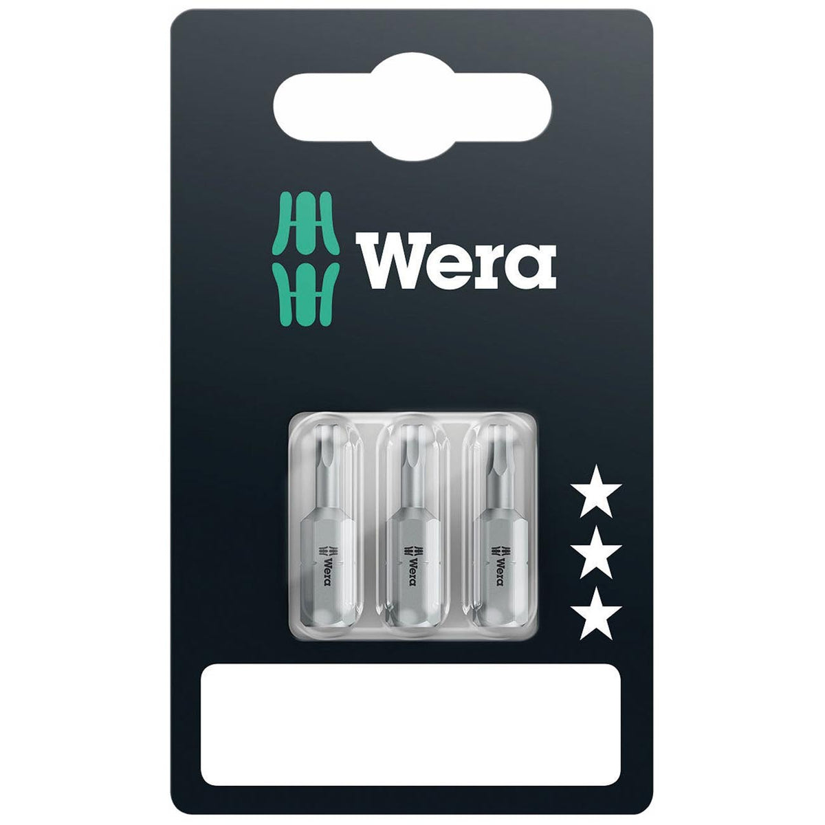 Wera Metric Hex-Plus 1/4-Inch Bit Set, 3-Piece
