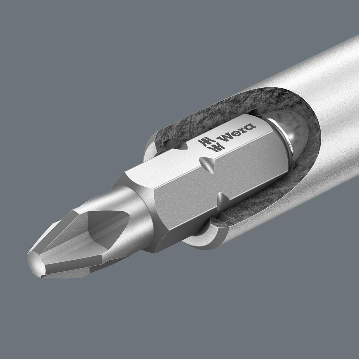 Wera Universal Magnetic Bit Holder 1/4-Inch x 2-Inch