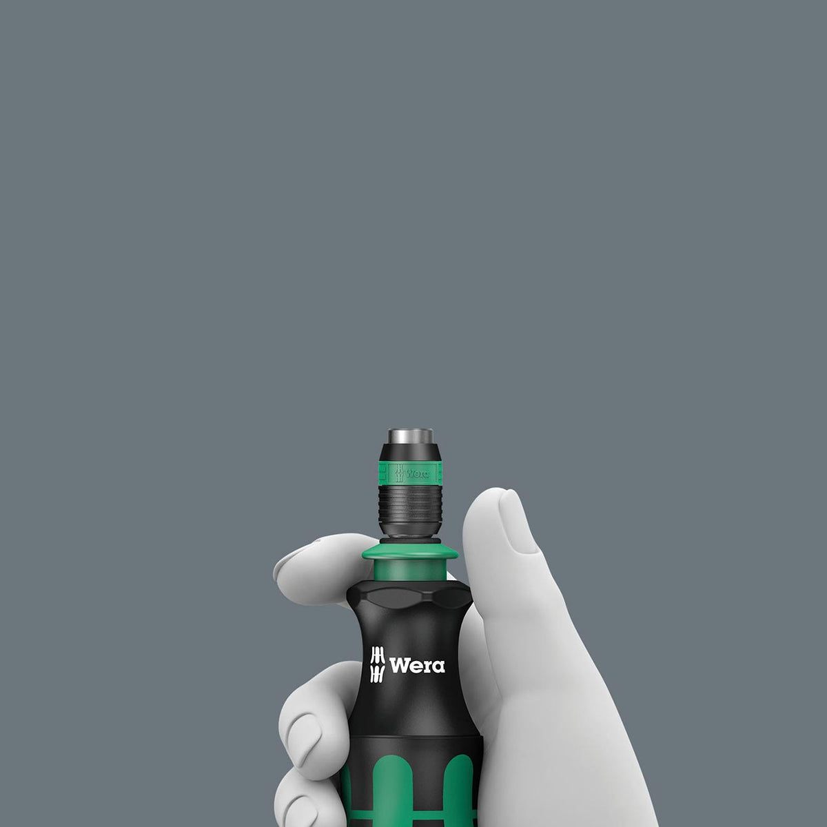 Wera 1/4-Inch Bit-Holding Screwdriver Handle with Rapidaptor Quick-Release Chuck, 05073541001