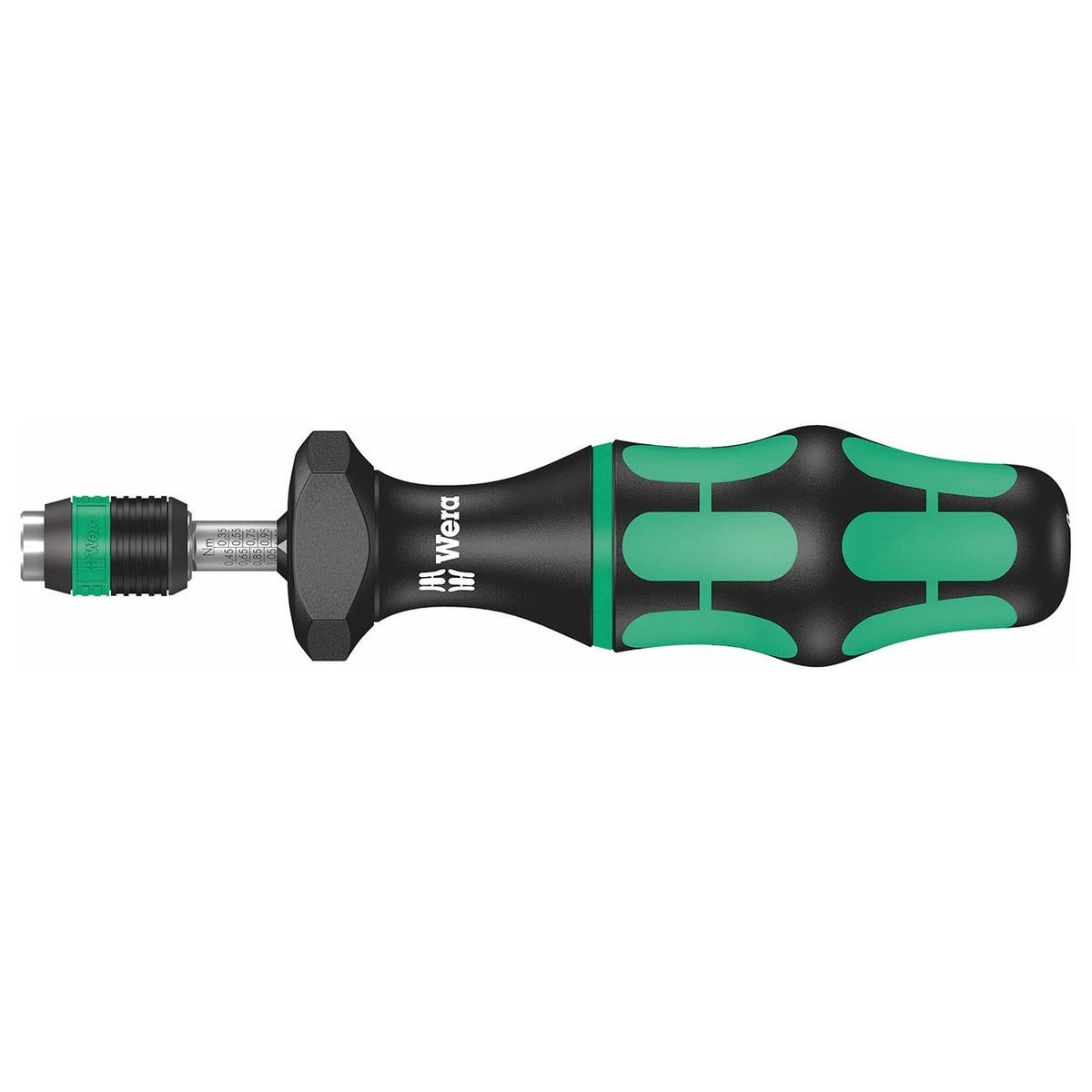 Wera Adjustable Torque Screwdriver Handle with Quick-Release Chuck, 0.3–1.2 Nm