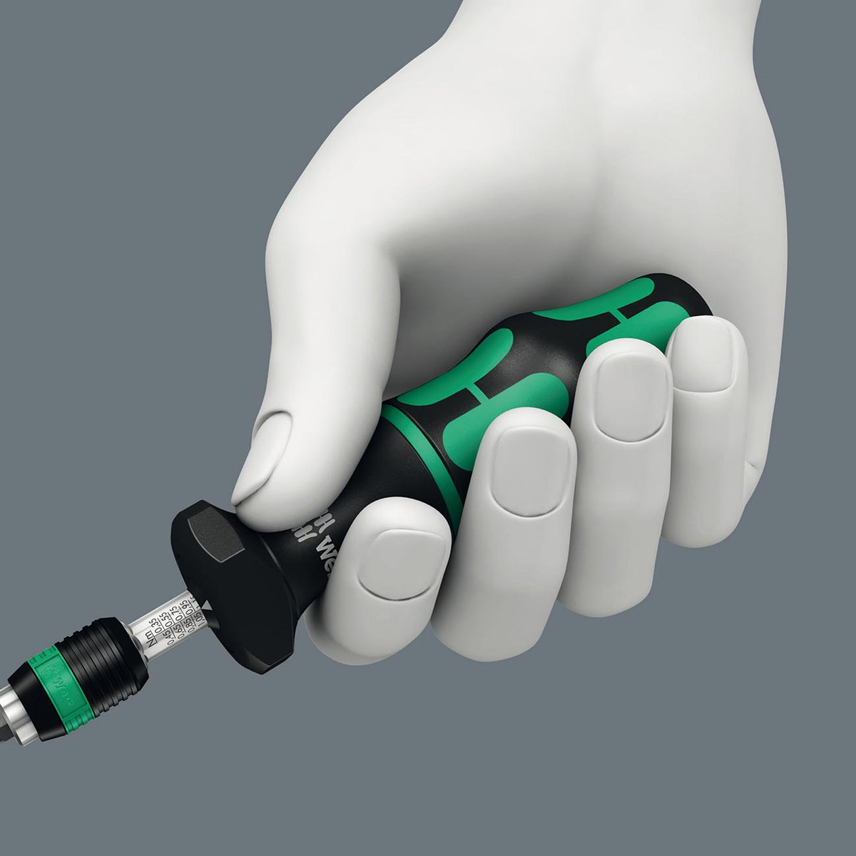 Wera Adjustable Torque Screwdriver Handle with Quick-Release Chuck, 0.3–1.2 Nm
