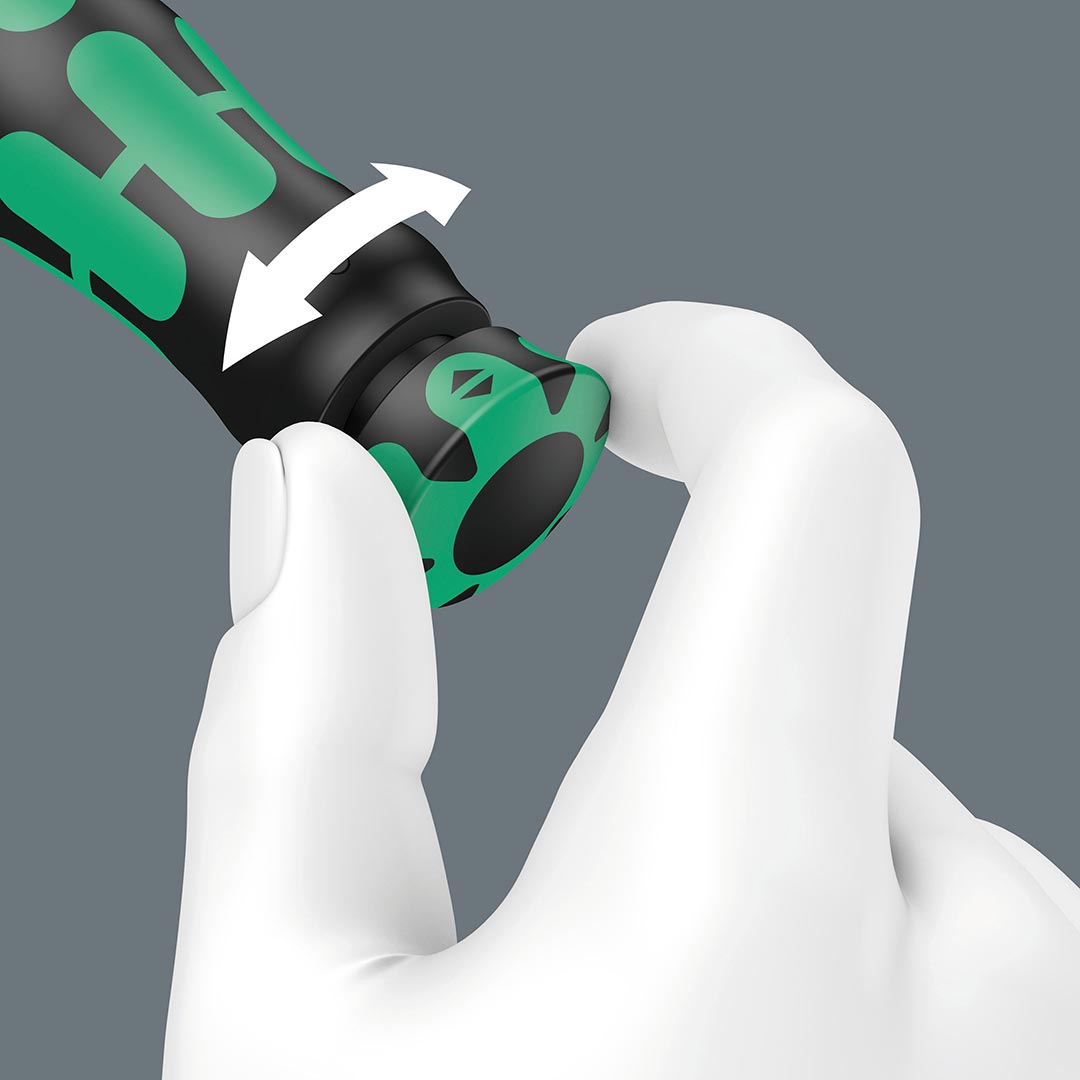 Wera Click-Torque 05075604001 1/4-Inch Reversible Torque Wrench, 2.5–25 Nm