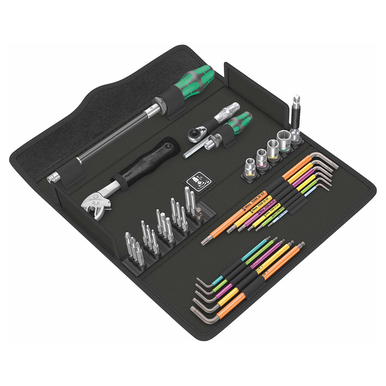 Wera 05134013001 Metric Screwdriving Tool Set for Window Installation, 36-Piece