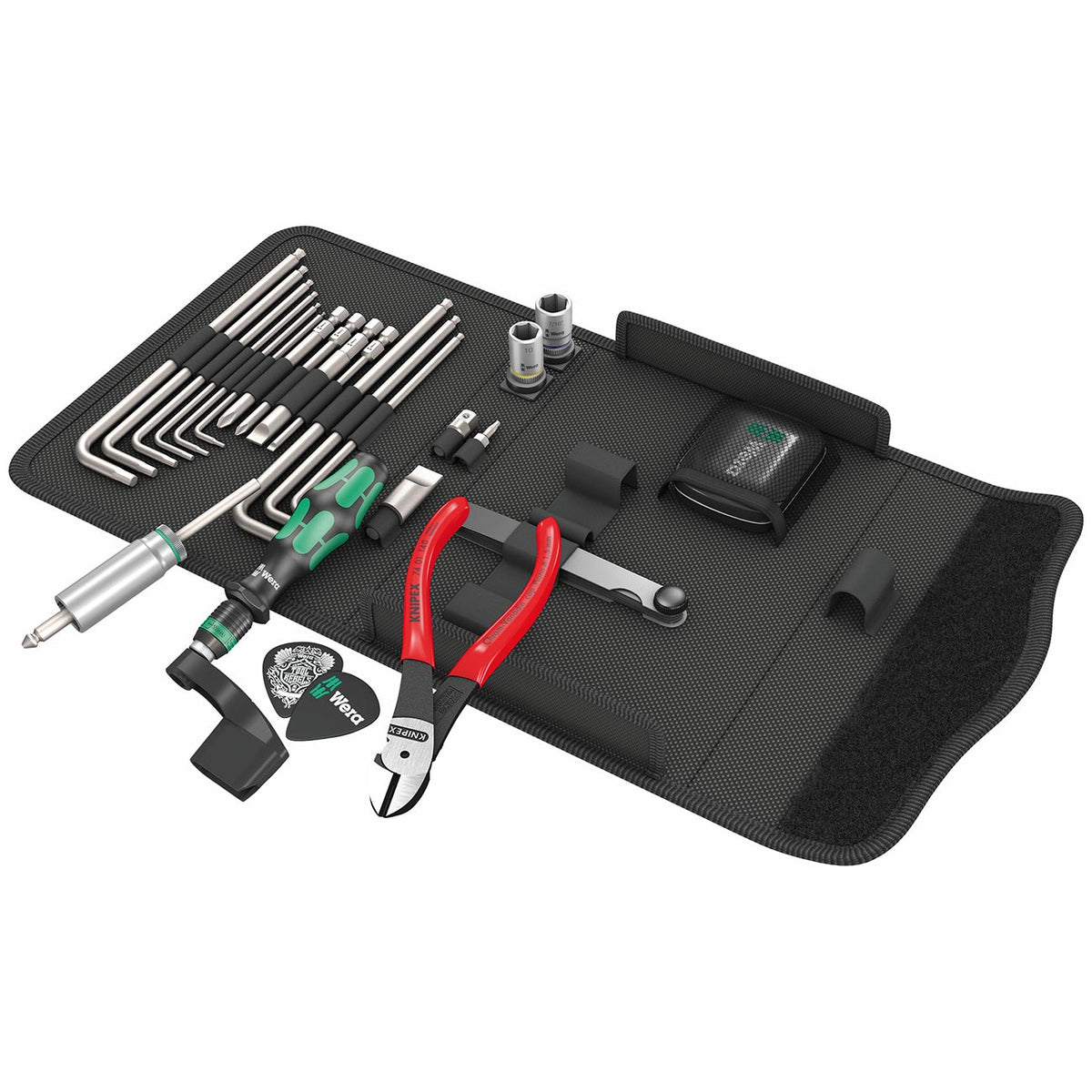 Wera 05134015001 Special Guitar Tool Set with Pouch, 27-Piece