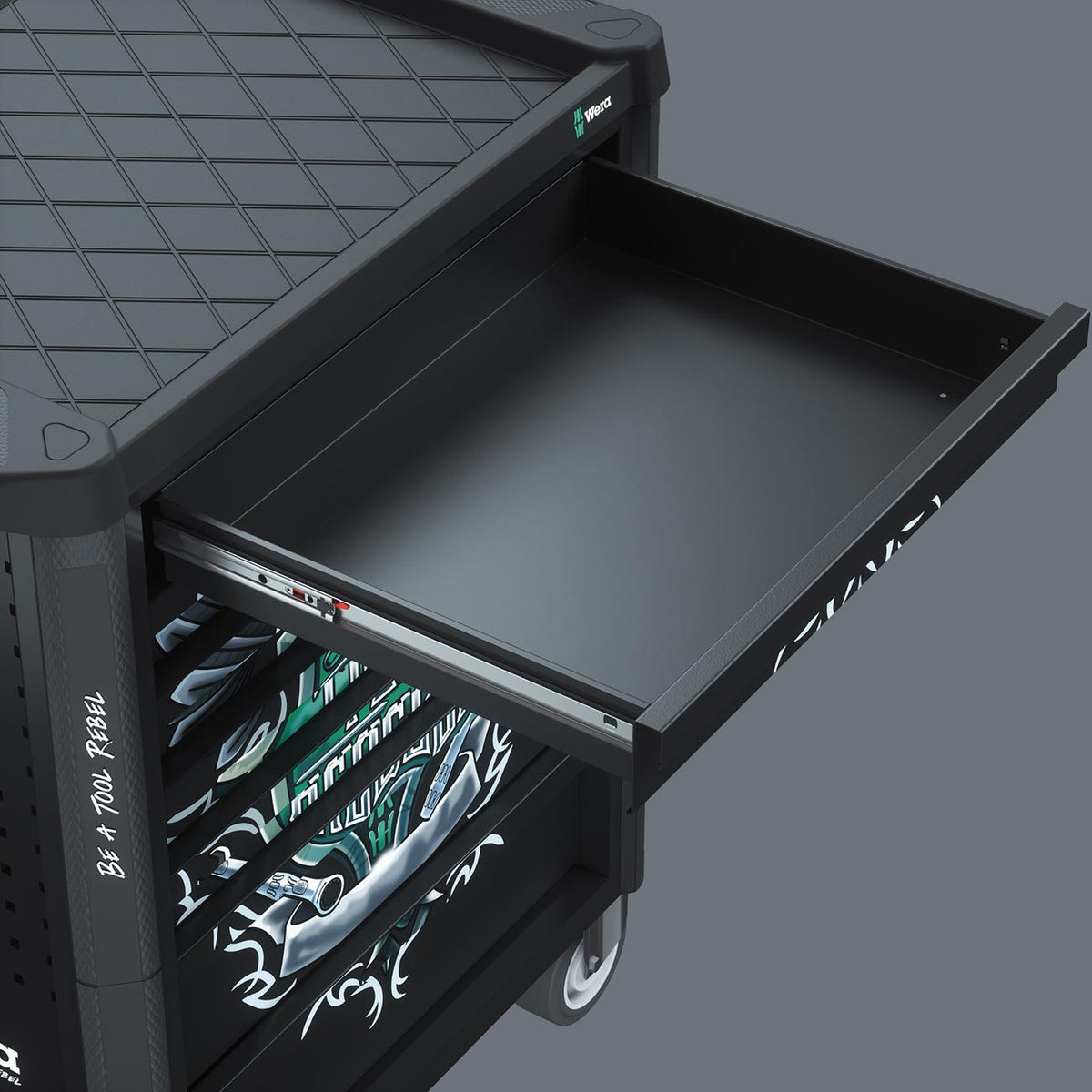 Wera Tool Rebel Roller Cabinet 1 with 94-Piece Tool Set