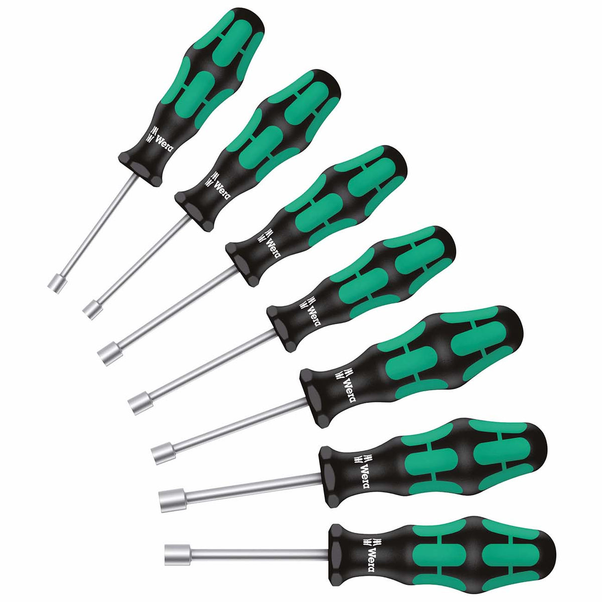 Wera Hollow Shaft SAE Nutdriver Set, 7-Piece