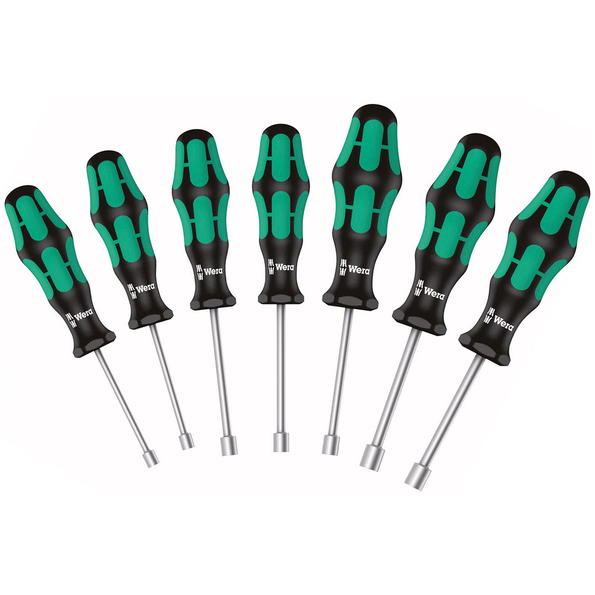 Wera Hollow Shaft SAE Nutdriver Set, 7-Piece