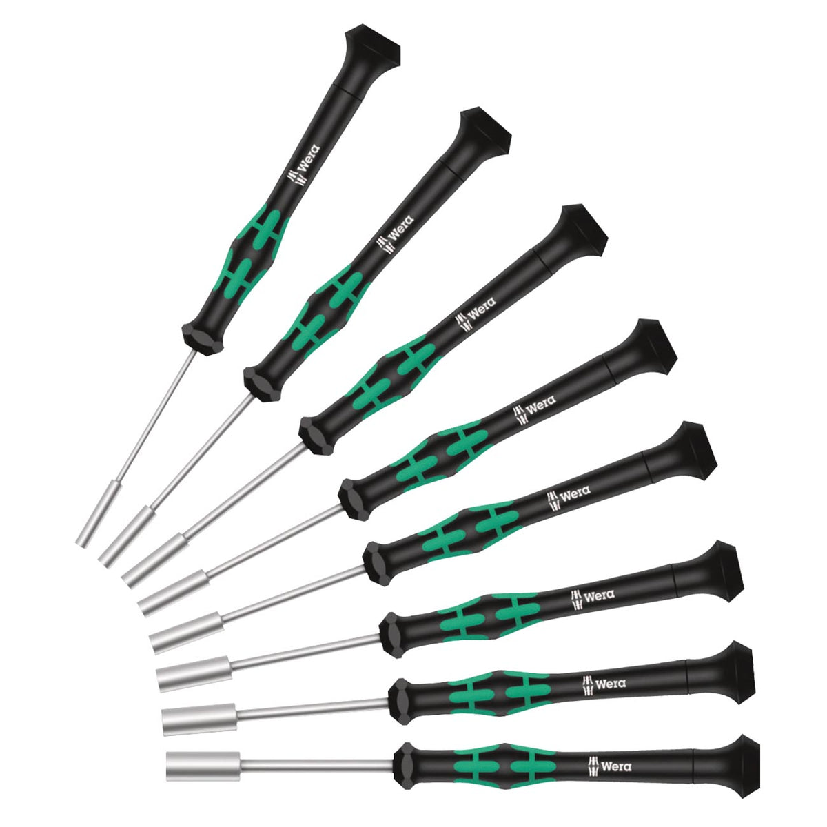 Wera Micro Electronics Precision SAE Nutdriver Set, 8-Piece