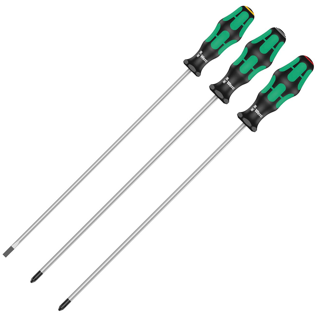 Wera Kraftform Plus 300 mm Long Shaft Screwdriver Set, 3-Piece