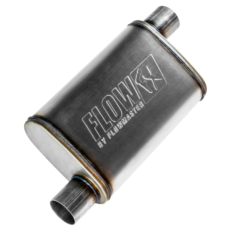 Flowmaster FlowFX Muffler 2.50 Inch Inlet/Outlet - Moderate Sound, Stainless Steel