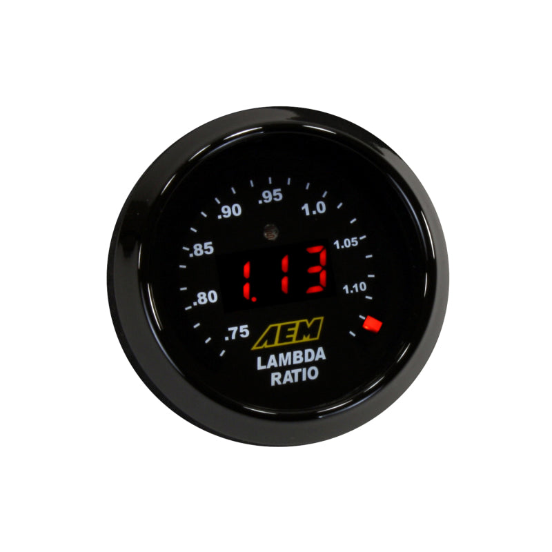 AEM Digital Wideband UEGO Air/Fuel Ratio Gauge with 4.9 LSU Sensor 30-4110