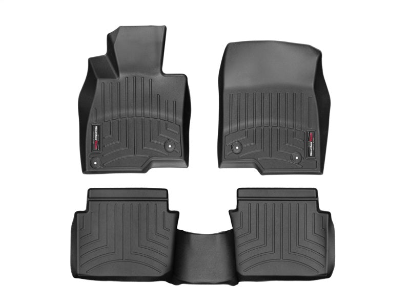 WeatherTech 14+ Mazda Mazda3 Front and Rear Floorliners - Black