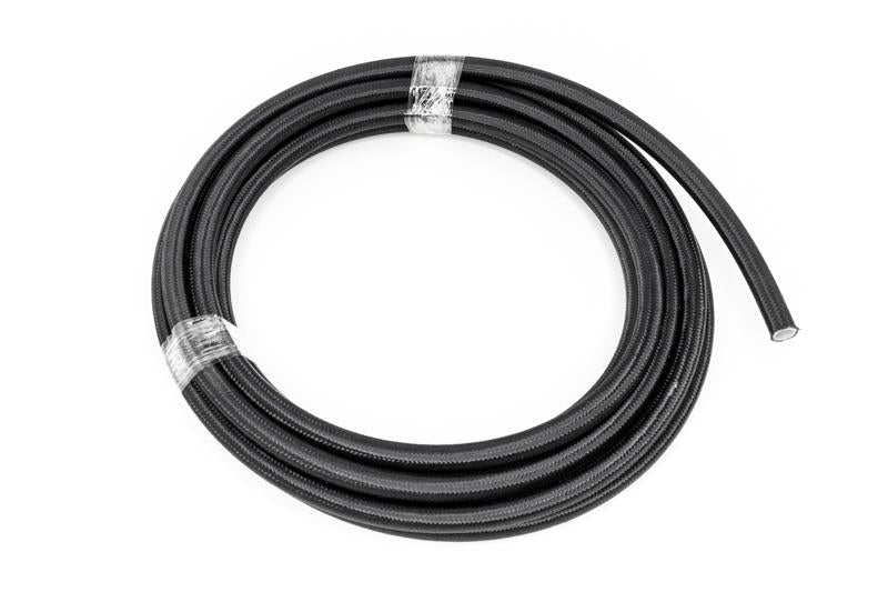 DeatschWerks DWK6-02-0865-20 8AN Black Nylon-Braided PTFE Fuel Hose