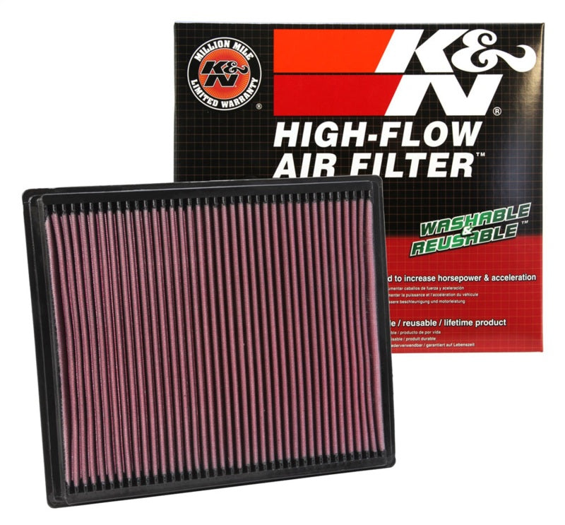 K&N Engineering 33-2286 High-Flow Air Filter for Nissan Titan and Armada 5.6L V8