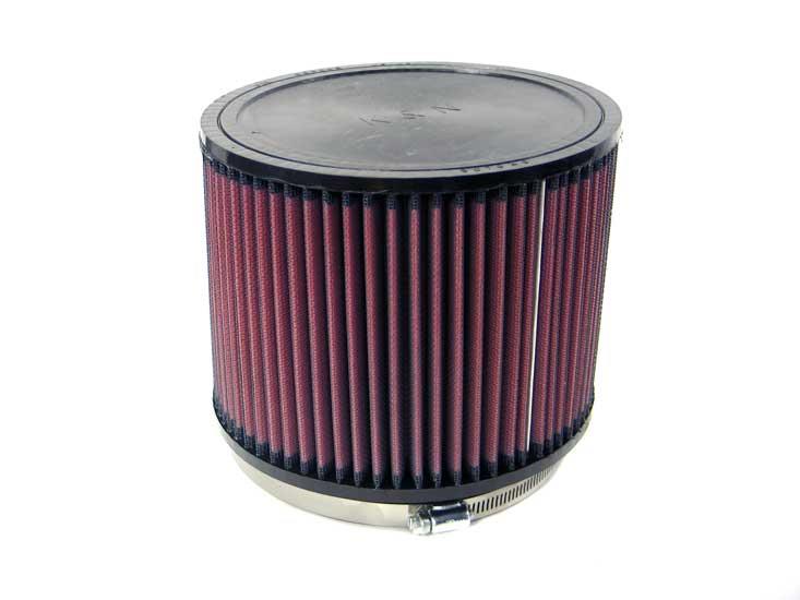 K&N Engineering RU-3060 Universal Round Straight Air Filter, 6-Inch Flange ID