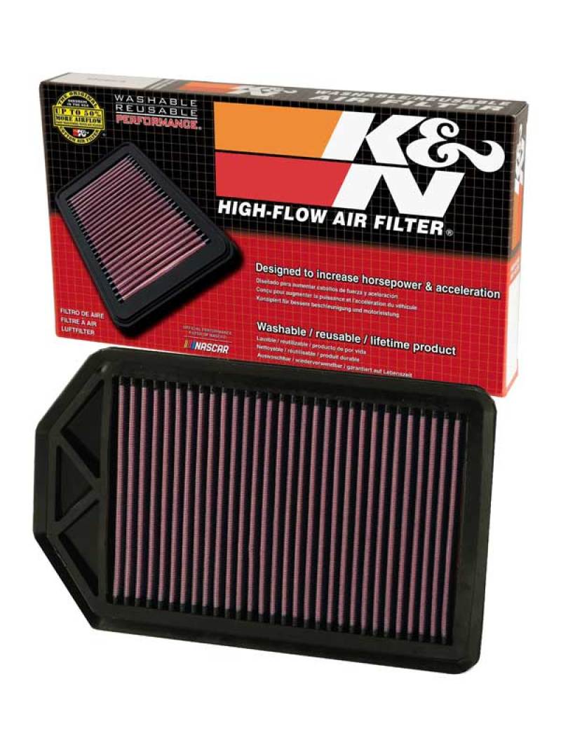 K&N Engineering 33-2377 High-Flow Replacement Air Filter for 2007-2009 Honda CR-V