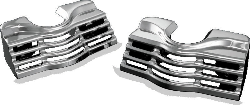 Kuryakyn 7260 Slotted Head Bolt Covers, Chrome