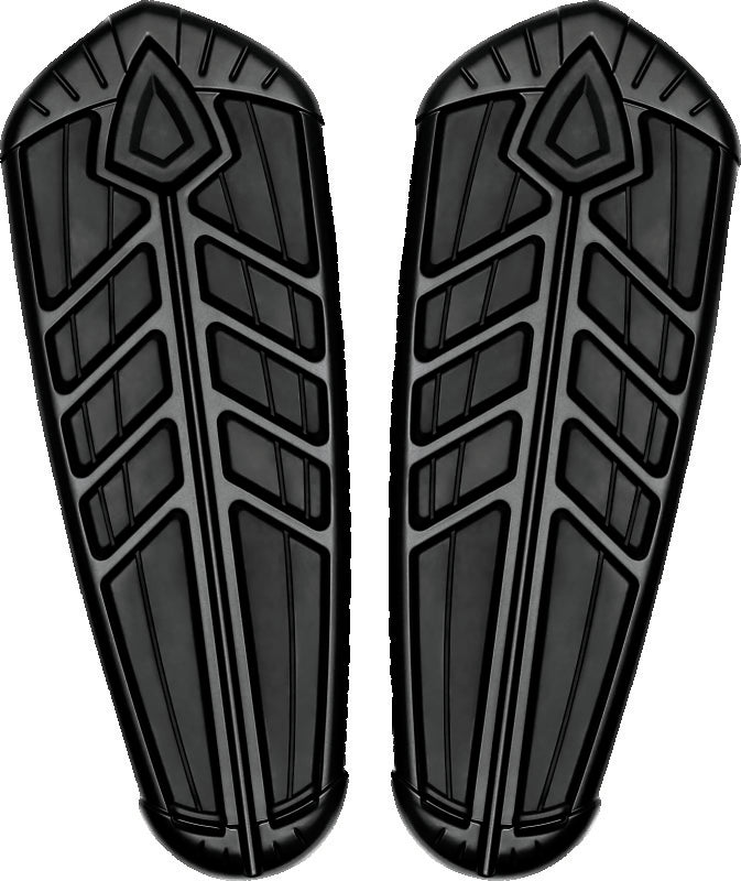 Kuryakyn Spear Driver Floorboard Inserts Satin Black - Part Number 5651