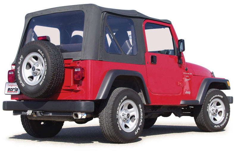 Borla 14924 Touring Cat-Back Exhaust System for 2000–2006 Jeep Wrangler TJ