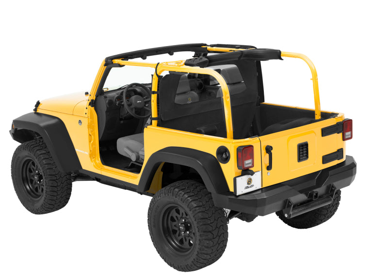 Bestop Windjammer for 2007-2018 Jeep Wrangler JK 2-Door - Black Diamond