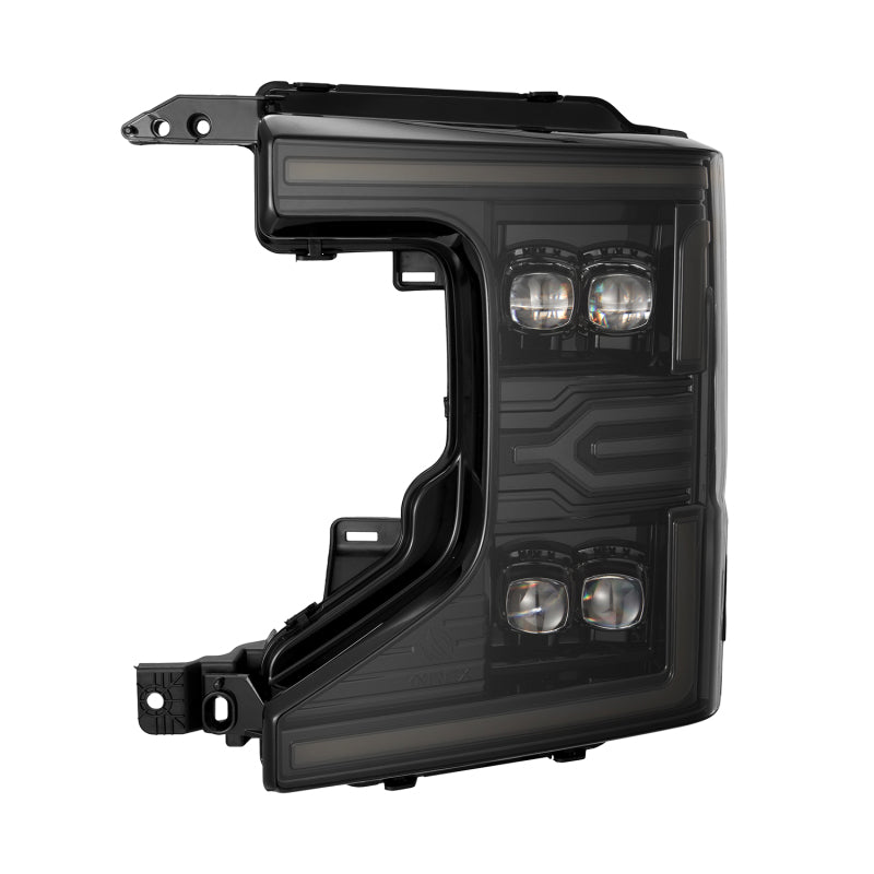 AlphaRex NOVA-Series LED Projector Headlights for 2020-2022 Ford F-250, F-350, and F-450 Super Duty, Alpha-Black, Part ARX880340