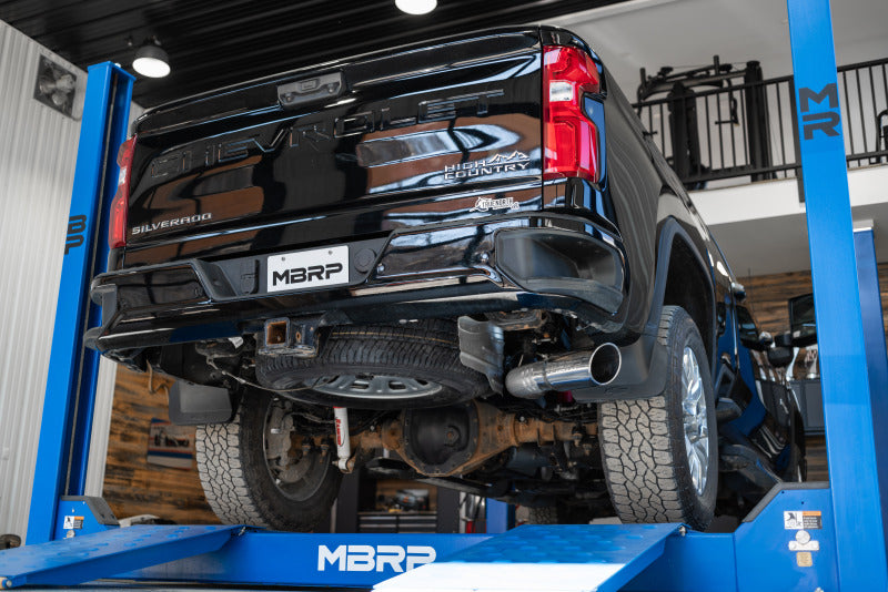 MBRP Armor Lite S6059AL Cat-Back Exhaust System for 2020+ GMC Sierra and Chevrolet Silverado 2500/3500 HD 6.6L Duramax