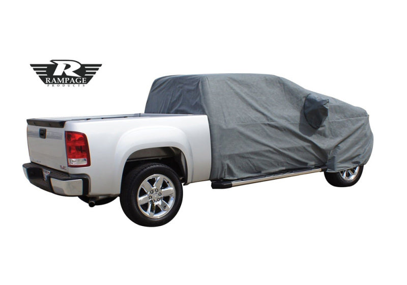 Rampage RAM1322 Universal EasyFit Truck Cover, 4-Layer Gray