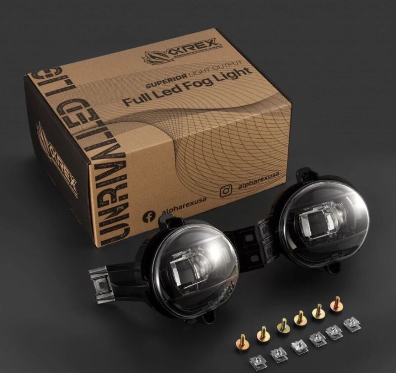 AlphaRex ARX210005 DoubleTap Dual-Color LED Projector Fog Lights for 2002-2008 Dodge Ram 1500 and 2003-2009 Ram 2500/3500