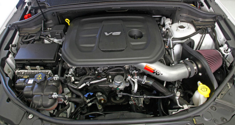 K&N Engineering 77-1572KS Performance Cold Air Intake Kit for 2016-2020 Jeep Grand Cherokee and Dodge Durango 3.6L V6