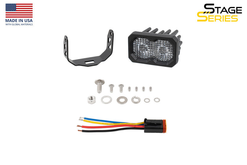 Diode Dynamics Stage Series C2R White Flood Standard LED Pod, Part Number DD8450S